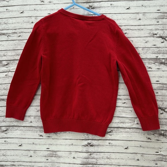 The Children’s Place Red Sweater Boys Size 4T - Picture 3 of 7